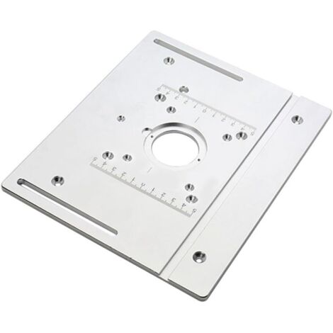 d insertion de table de toupie en alliage d aluminium CNC