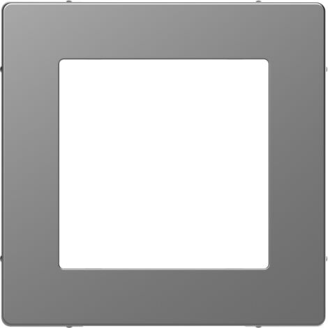 D-Life cadre de finition pour méca 45x45 Unica acier 1 poste SCHNEIDER MTN4089-6036