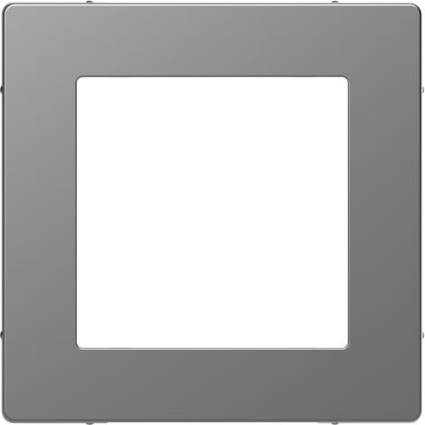 D-Life cadre de finition pour méca 45x45 Unica acier 1 poste SCHNEIDER MTN4089-6036