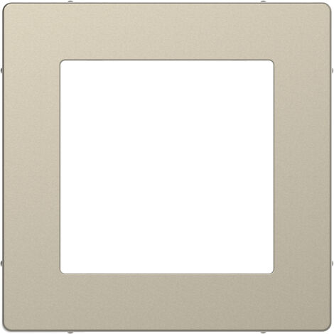 D-Life cadre de finition pour méca 45x45 Unica blanc sable 1 poste SCHNEIDER MTN4089-6033