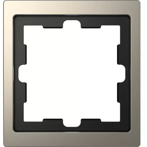 D-Life Metallrahmen, 1-fach, Nickelmetallic