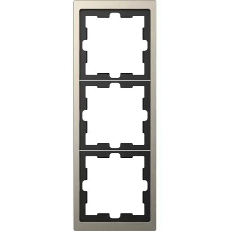 D-Life Metallrahmen, 3-fach, Nickelmetallic