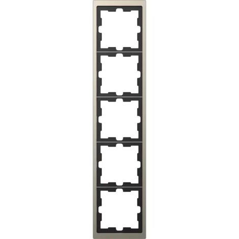 D-Life Metallrahmen, 5-fach, Nickelmetallic