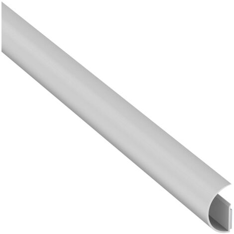 D-Line, Mini CableTraC, Copertura per cavi diffusa, Soluzione per gestione dei cavi di colore bianco, Soluzione per copertura cavi PC versatile - 30 mm (l) x 15 mm (H) x 1 metro (L) - Bianco