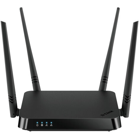 D-Link AC1200 router wireless Gigabit Ethernet Dual-band (2.4 GHz/5 GHz) Nero