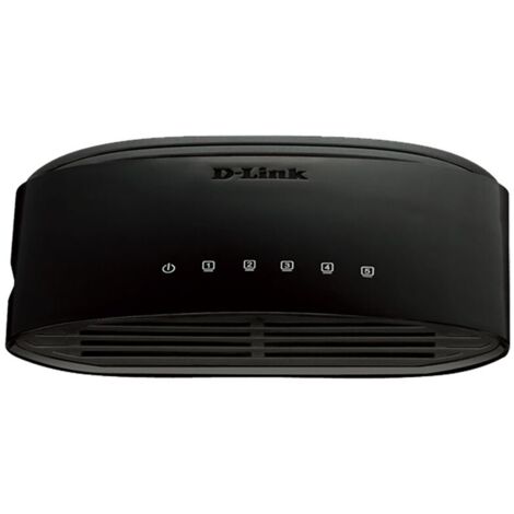 D-Link DES-1005D Non gestito Fast Ethernet (10/100) Nero