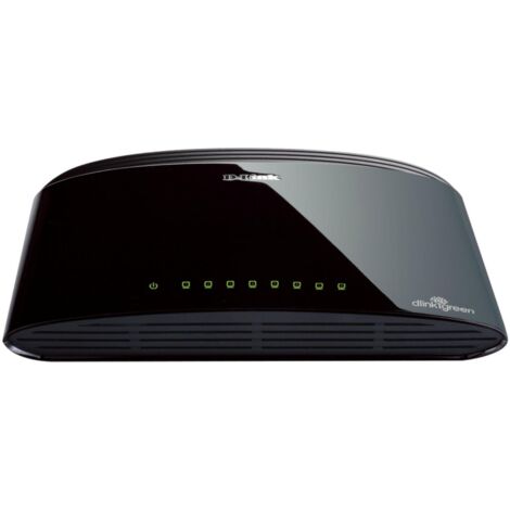 D-Link DES-1008D Switch Ethernet Non Gestito 8 Porte Fast Ethernet 10/100 Nero