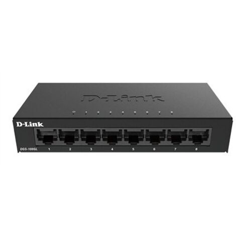 D-Link DGS-108GL/E DGS-108GL/E Switch réseau 8 ports 1 GBit/s