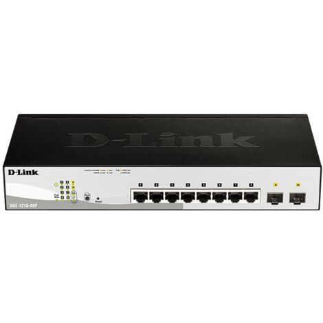 D-Link DGS-1210-08P/E Switch 8xGB PoE 2xSFP