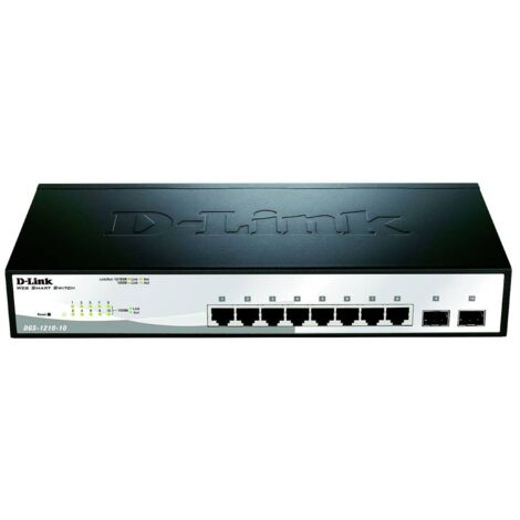 D-Link DGS-1210-10/E Switch di rete RJ45/SFP 8+2 porte 20 GBit/s