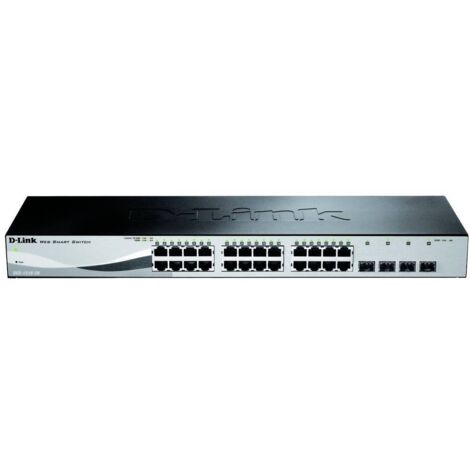 D-Link DGS-1210-28 Gestito L2/L2+ 1U Nero
