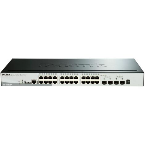 D-link dgs-1510-28p switch di rete gestito l3 gigabit ethernet (10/100/1000) supporto power over ethernet (poe) nero - DGS-1510-28P/E