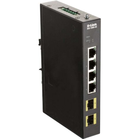 D-Link DIS-100G-6S Switch Ethernet Industriale Non Gestito Gigabit 4 Porte RJ-45 2 SFP