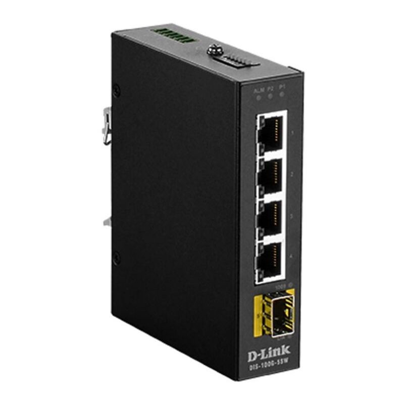 

D-link dis-100g-5sw switch industrial 4xgb 1xsfp