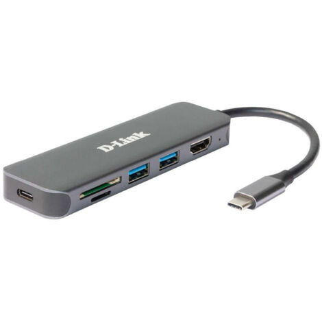 D-Link DUB-2327 6-in-1 USB-C Hub HDMI/CR/PD