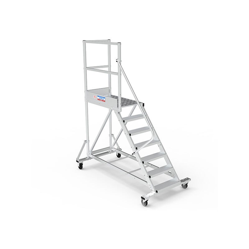 Matisère - Piattaforma con ruote 7 gradini - Altezza massima di lavoro 3.40m - PTF107G