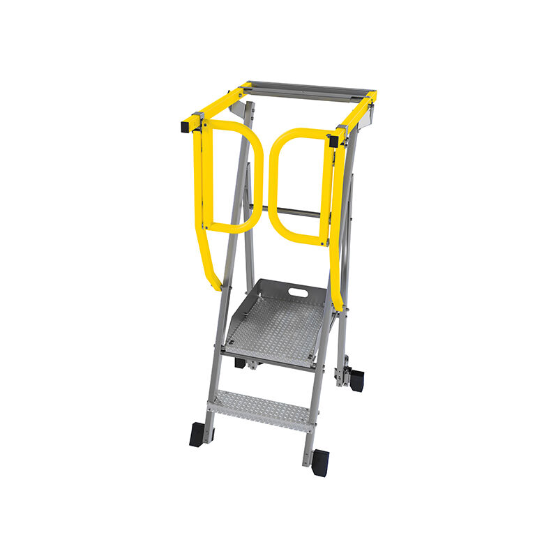 Matisère - pirl Pliant 2 marches - Hauteur de travail maximale de 2.50m - PAM2