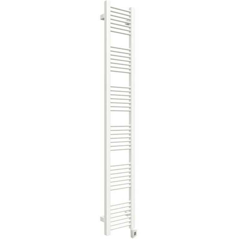 Matisère - Sèche-serviette électrique blanc de 710mm de haut et 230mm de large - 200 Watt - MIK710/230E8B