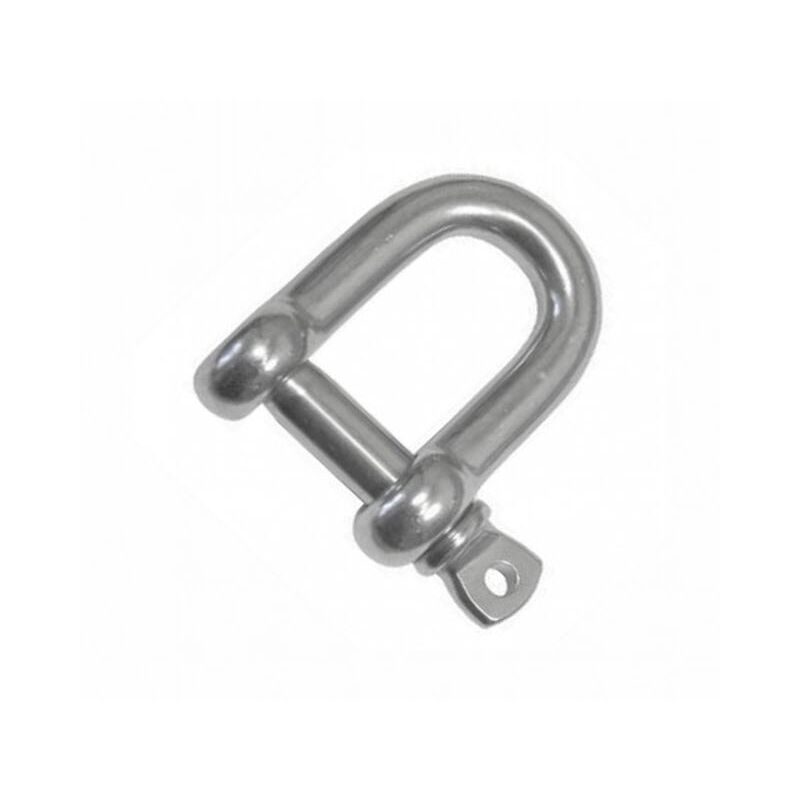 4mm STAINLESS STEEL 316 (A4) D shackle