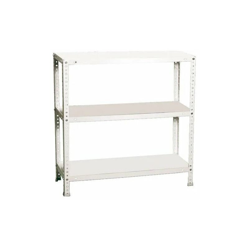 Tagère Rangement, 900x900x400 mm, 3 Niveaux, 75 kg Capacité de Charge et Point de Flexion, Métal , Étagère Garage, Blanc - Advantage - Simonrack Tagère Rangement, 900x900x400 mm, 3 Niveaux, 75 kg Capacité de Charge et Point de Flexion, Métal , Étagère Garage, Blanc - Advantage - Simonrack