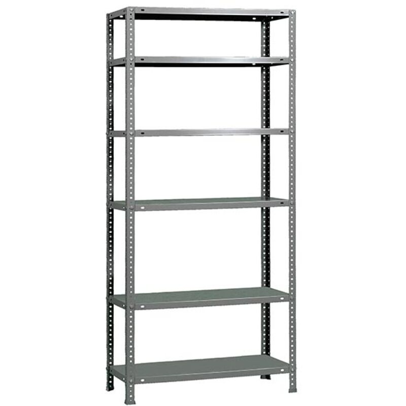 Tagère Rangement, 2000x900x300 mm, 6 Niveaux, 75 kg Capacité de Charge et Point de Flexion, Métal , Étagère Garage, Gris - Advantage - Simonrack Tagère Rangement, 2000x900x300 mm, 6 Niveaux, 75 kg Capacité de Charge et Point de Flexion, Métal , Étagère Garage, Gris - Advantage - Simonrack