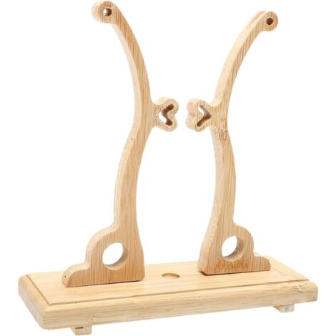 D ventail Chinois Ancien Support D ventail Rond En Bois D