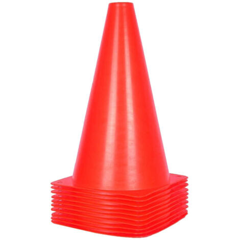 CONE DE SIGNALISATION JAUNE-NOIR 50cm