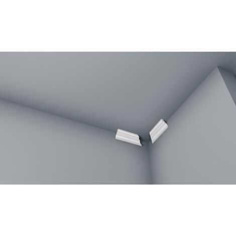 D13-INTERNAL-CORNERS DECOFLAIR Moulure de plafond Polystyrène HD 50 x 45 x 190 - 1 pièce