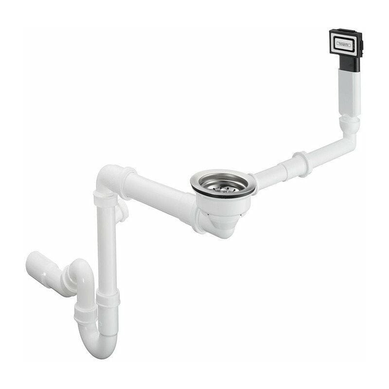 

Hansgrohe - D16-10 Juego de desagüe manual para tanque de granito cromado simple