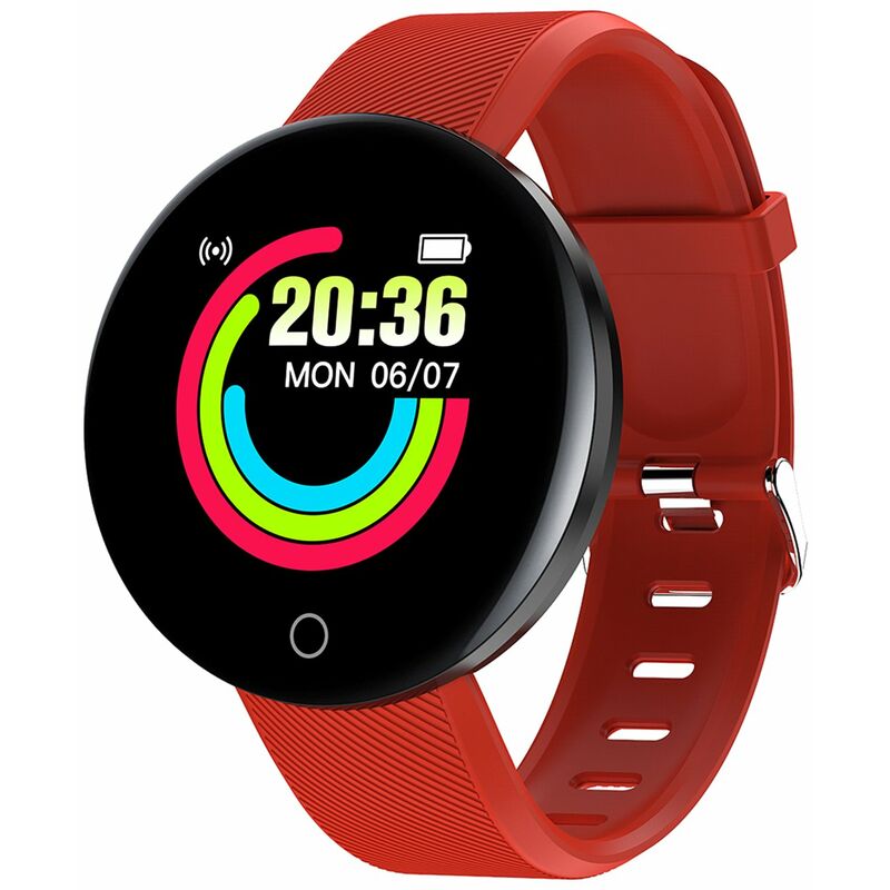 

D18 Pulsera deportiva inteligente 1.44 '' Pantalla TFT de un solo toque BT4.0 IP65 Rastreador de actividad fisica a prueba de agua Monitor de sueno /