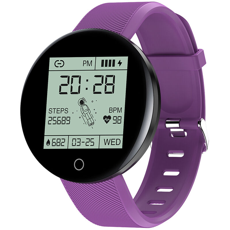 

D18 Pulsera deportiva inteligente 1.44 '' Pantalla TFT de un solo toque BT4.0 IP65 Rastreador de actividad fisica a prueba de agua Monitor de sueno /