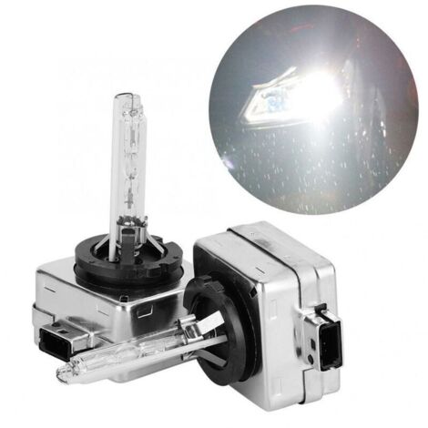 D1S 35W Xénon Ampoule HID de HID kit de Conversion 6000K 12V Blanc Diamant + 300% Ultra clair Kit de conversion Bi HID Ampoule,2pcs,