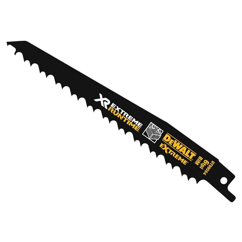 5 x Dewalt DT99554-QZ xr Wood with Nails Reciprocating Blade 152mm 4/6 tpi