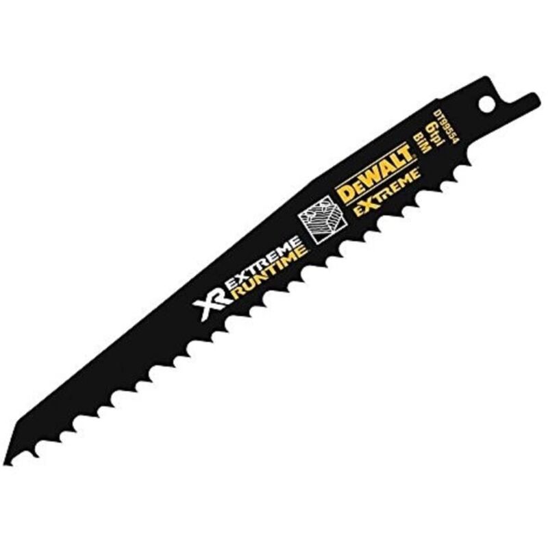 Dewalt - FlexVolt xr Wood With Nails Reciprocating Blades 152mm 4/6 tpi Pack of 5 DEWDT99554QZ