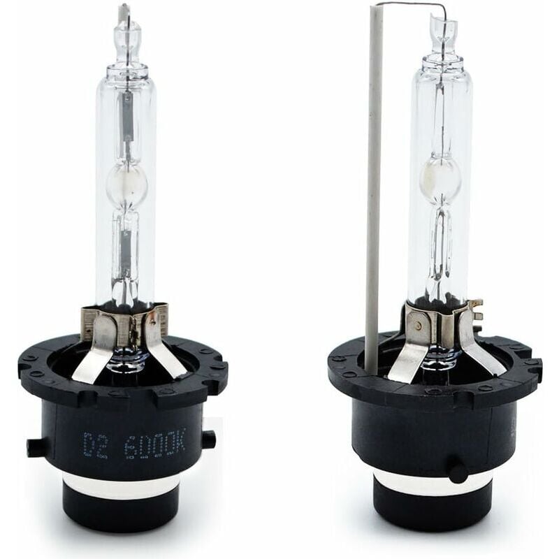 D2S Xénon Kit 6000K HID Lampe à Décharge Phare 35W Blanc Remplacer pour Halogène ou LED Ampoules Extérieures (2 pièces)