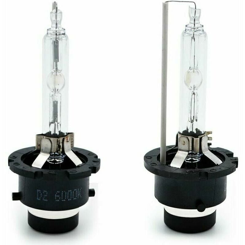 Tigrezy - D2S Xénon Kit 6000K hid Lampe à Décharge Phare 35W Blanc Remplacer pour Halogène ou led Ampoules Extérieures (2 pièces)