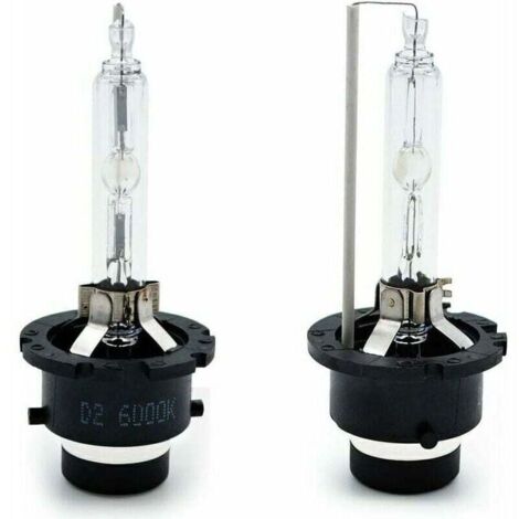 D2S Xénon Kit 6000K HID Lampe à Décharge Phare 35W Blanc Remplacer pour Halogène ou LED Ampoules Extérieures (2 pièces)