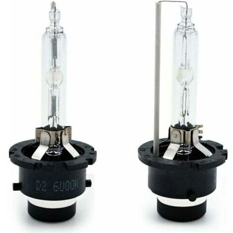 D2S Xénon Kit 6000K HID Lampe à Décharge Phare 35W Blanc Remplacer pour Halogène ou LED Ampoules Extérieures (2 pièces)