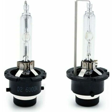 D2S Xénon Kit 6000K HID Lampe à Décharge Phare 35W Blanc Remplacer pour Halogène ou LED Ampoules Extérieures (2 pièces)