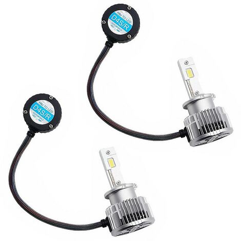 D4s LED-Scheinwerfer, versteckt, D4s/r, Autolampe, LED, 8000 lm, CSP-Chip, 6000 K, Weiß, 90 W, einfache Installation, Stecker und Steckdose