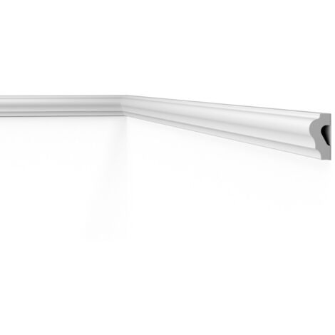 D6 DECOFLAIR Moulure de plafond Polystyrène 40 x 20 x 2000 - 1 pièce