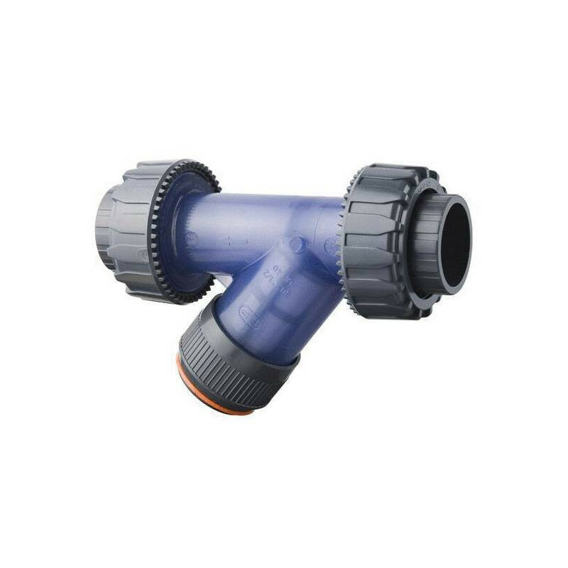 D63 Filtre a tamis - pn 16 - Siège incliné - Corps transparent Jardiboutique