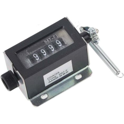 D67F Mechanischer, rücksetzbarer 5-stelliger manueller Hubzähler