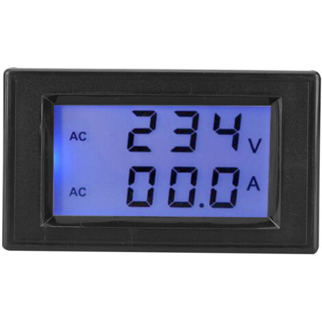 D85-2042A Wechselstrom-Multimeter 80–300 V, 200–450 V, 0,1–100 A mit Stromwandler, Dual-LCD-Display