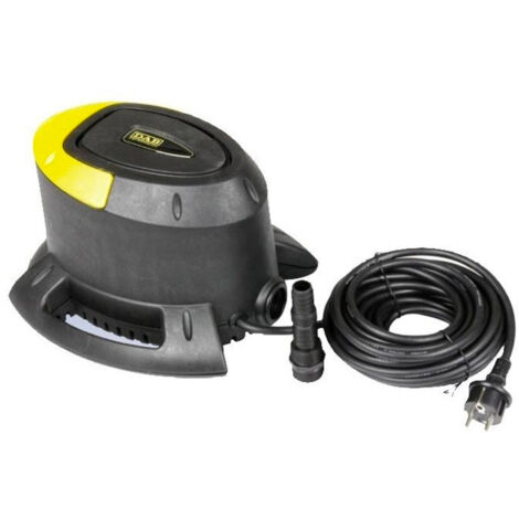 DAB Eurocover Flachsauger-Tauchpumpe - 6.000 L/Std. - 250W - Förderhöhe 6,5 m - Korngröße 5 mm - Integrierter Schwimmer - Tauchpumpe