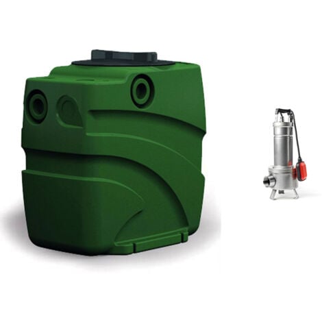 DAB Fekabox 110 + DAB Feka vs 750 M-A - Station de Relevage - 24.000 L/u - 920W - Avec Flotteur - Une capacité de 110 L - Hauteur de refoulement 9,6 m