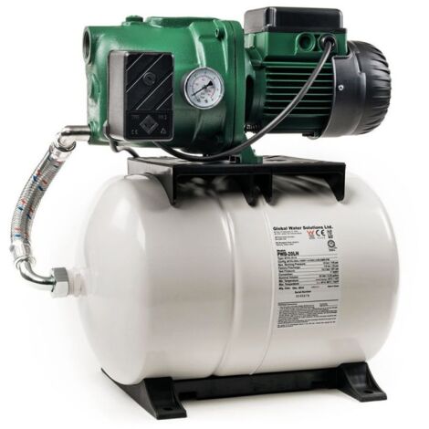 DAB – Surpresseur 60L AQUAJETGWS11260M – Pompe à eau 1 kW – Débit 3,6 m3/h – Réservoir horizontal à diaphragme – Monophasé 220V
