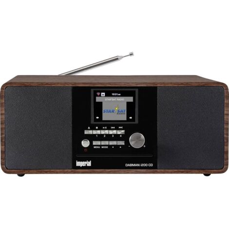 Dabman i200 cd radio multifunzionale dab fm internet bluetooth look legno