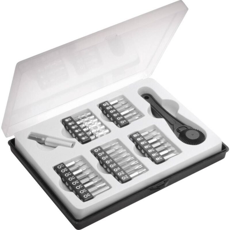 Dacal - Jeu de clés à douille métrique 1/4 (6.3 mm) 37 pièces MBS40