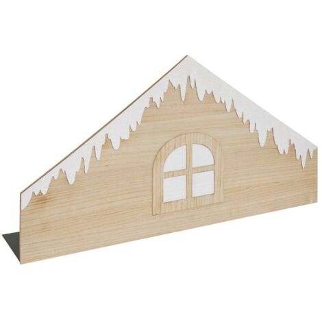 DACH CHALET DECO MAG HOLZ 1M - Feeric lights & christmas